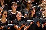 Die meisten Chormitglieder sind Studierende der FU und TU (Mozart: Requiem, 2022)